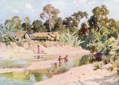 ミンビインの村 作： Robert George Talbot Kelly